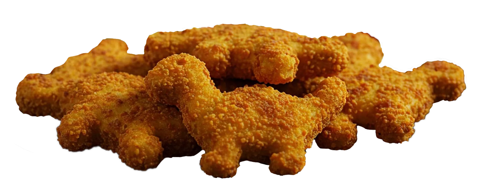GoldenDinos breaded salmon shapes value-added product